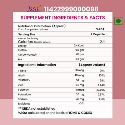 Health Veda Skin Radiance Collagen Builder 800 mg Veg Capsule 60's - Multi-Vitamins