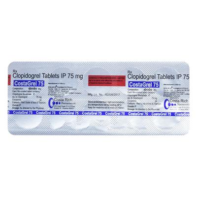 COSTAGREL 75 Tablet 10's - Blood Clot-Ant