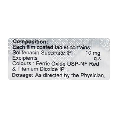 SOLIFIRST 10 Tablet 10's - Bladder And Prostate Disorders-Dru