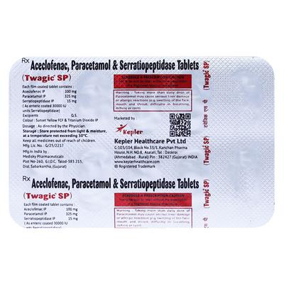 TWAGIC SP Tablet 10's - Pain relief-Nsa