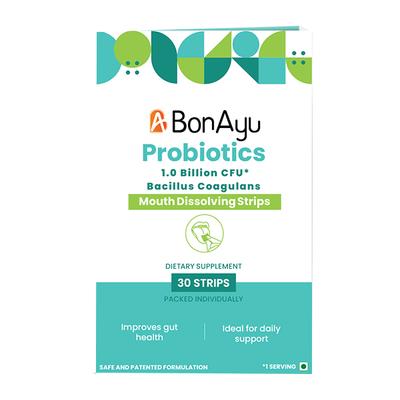 BonAyu Probiotics For Adults Mouth Dissolving Strip 30's - Digestive Health