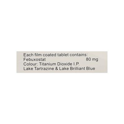 Fabulon 80mg Tablet 10'S - Gout