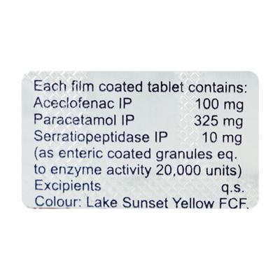 Aceloflam SP Tablet 10'S - Pain relief-Nsa