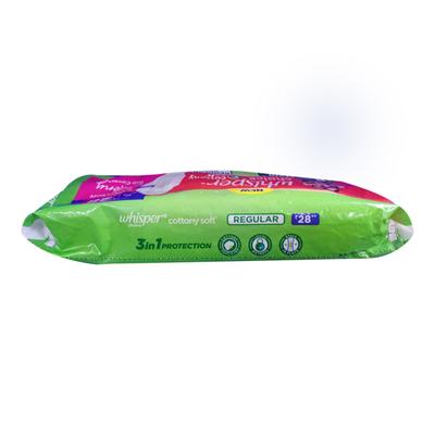 Whisper Choice Cottony Soft Wings Sanitary Pad - Regular 6's - Sanitary Napkins