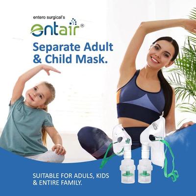 Entair Premium O2 Low Noise Compressor Nebulizer - White 1's - Nebulizers / Vaporizer