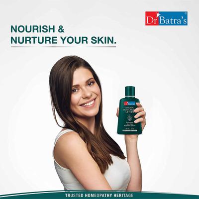Dr Batra's Natural Moisturizing Lotion 100 ml + Deodorant 100 ml + Foot Care Cream 100 gm - Lotions & Creams