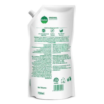 Dettol Liquid Handwash Refill - Original 750 ml - Hand Wash & Soaps