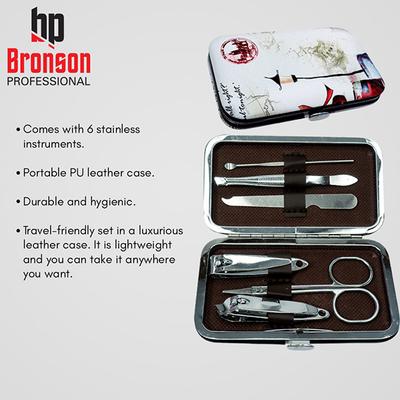 Bronson Professional Manicure Pedicure Kit (Pack of 6) 1's - Manicure & Pedicure Kits