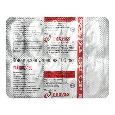 VAXTROZ 100 Capsule 10's - Fungal Infections-Anf