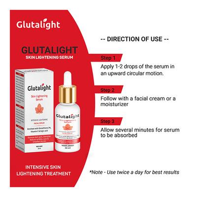 Glutalight Skin Whitening Facial Serum 30 ml - Face Serum