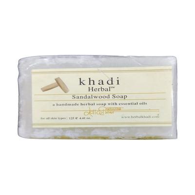 Khadi Herbal Natural Soap - Sandalwood 125 gm - Personal Care (Ayush)