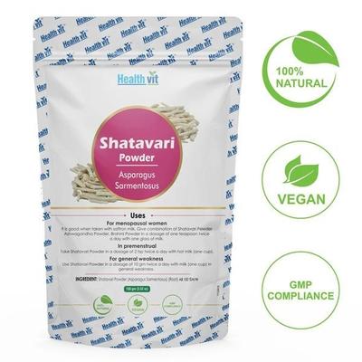HealthVit Natural Shatavari (Asparagus Sarmentosus) Powder 100 gm - Herbal Dietary Supplement