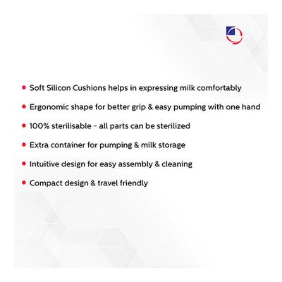 Dr. Odin Electric Breast Pump - Pink (OD-302) - Breast Feeding Tools