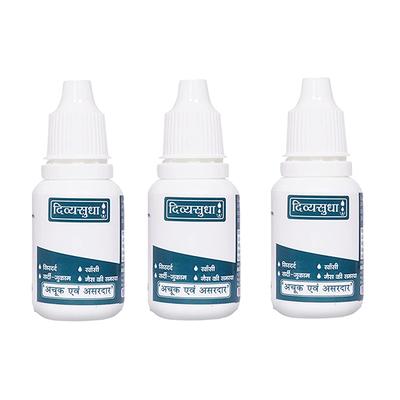 Divyasudha Drops (Pack of 3 x 15 ml) - Cough & Cold (Ayush)