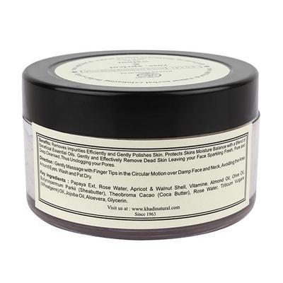 Khadi Natural Herbal Face Scrub - Rose,Apricot & Walnut 50 gm - Face Scrubs