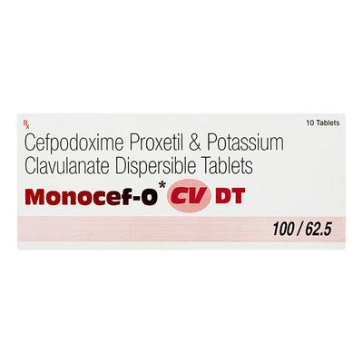 Monocef O CV DT 100mg Tablet 6'S - Bacterial Infections-Cep