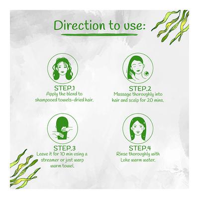 Nutriment Hair Mask - Seaweed 250 gm - Hair Masks & Packs