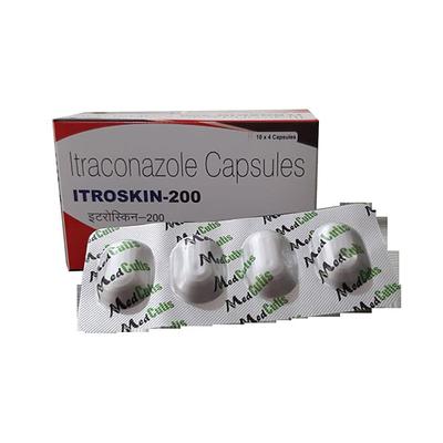 ITROSKIN 200mg Capsule 4's - Fungal Infections-Anf