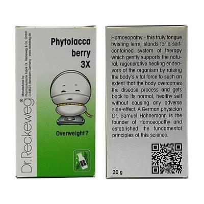 Dr. Reckeweg Phytolacca Berry 3x Tablet 20 gm - Speciality Medicine