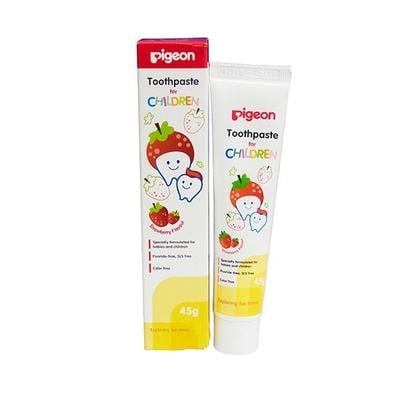 Pigeon Children Toothpaste - Strawberry 45 gm - Baby Oral Care