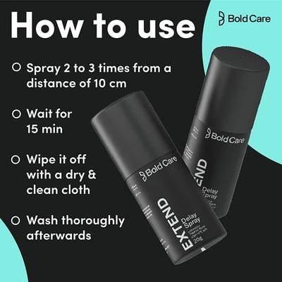 Bold Care Lube Combo Pack (Vibe Lube 100 ml - Chocolate + Extend Delay Spray 20 gm) - Intimate Spray