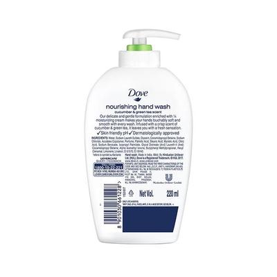 Dove Nourishing Hand Wash - Cucumber & Green tea Scent 220 ml - Hand Wash & Soaps