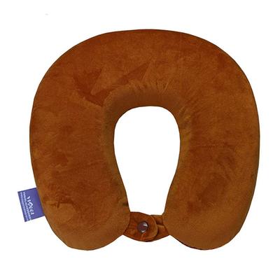 VIAGGI U Shape Memory Neck Foam Pillow - Brown - Pads And Pillows