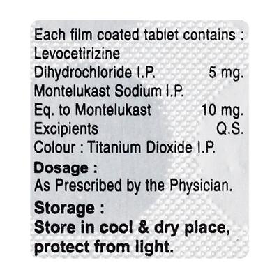 ACOLATE M Tablet 10's - Allergies-Ant