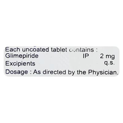 Zyvana 2mg Tablet 10'S - Diabetes-Ant