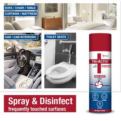 Tri-Activ Disinfectant Spray for Multi-Surfaces 230 ml - Others