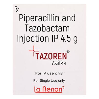 Tazoren 4.5gm Injection 1's - Bacterial Infections-Pen