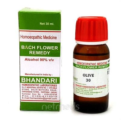 Bhandari Bach Flower Olive 30 Liquid 30 ml - Bach Flower