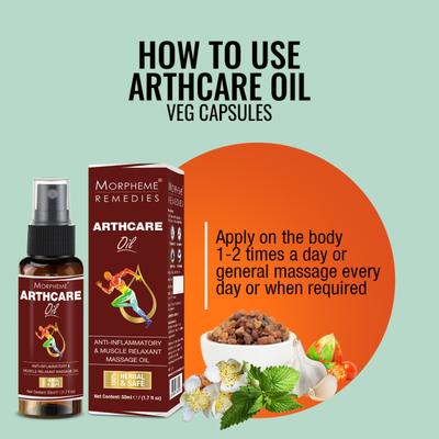 Morpheme Remedies Arthcare Oil With Spray 50 ml - Hair Oils