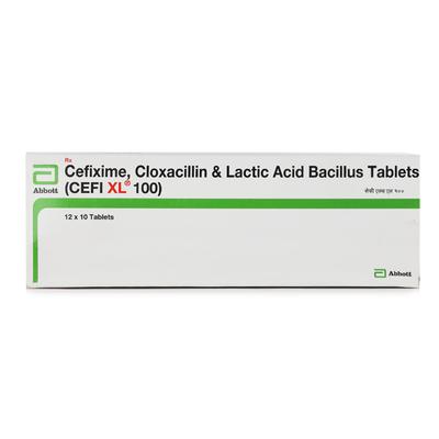 Cefi XL 100mg Tablet 10'S - Bacterial Infections-Cep