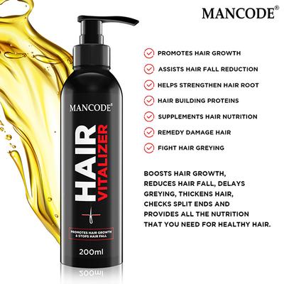 MANCODE Hair Vitalizer 200 ml - Hair Treatment