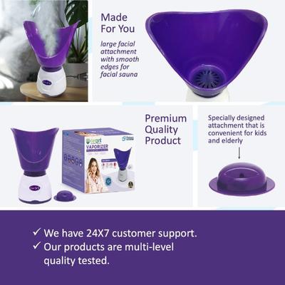 Carent Steam Inhaler Cum Sauna Vaporizer (CARE0054) 1's - Health Monitors And Equipment