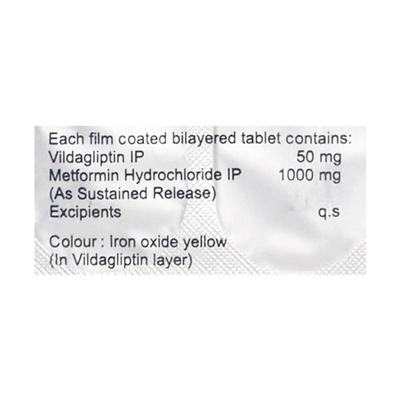 VILDARAY M SR FORTE Tablet 15's - Diabetes-Ant