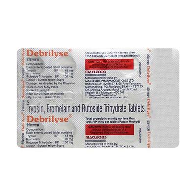 Debrilyse Tablet 10'S - Pain relief-Ant