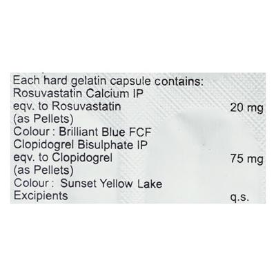 PLAROS CV 20 Capsule 10's - Blood Clot-Ant