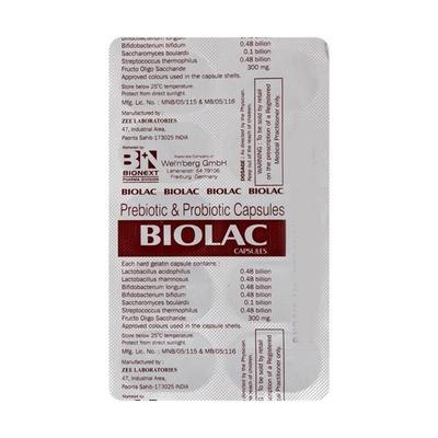 Biolac Capsule 10'S - Diarrhoea-Lax