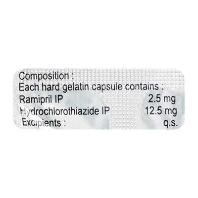 Hopecard H 2.5/12.5mg Capsule 10'S - Hypertension-ACE