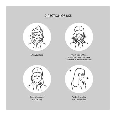 Twasa Himalayan Charcoal Face Wash - Kaolin Clay & Tea Tree Oil 100 ml - Face Wash & Cleansers