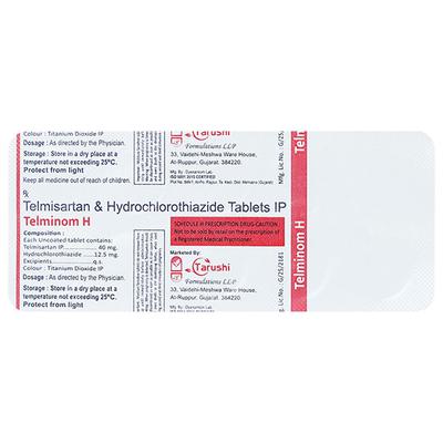 TELMINOM H Tablet 10's - Hypertension-Ang