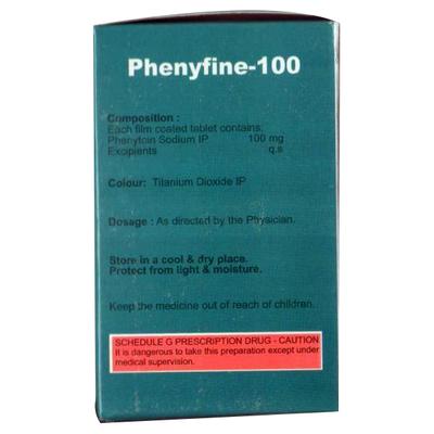PHENYFINE 100 Tablet 100's - Epilepsy/Convulsion-Ant