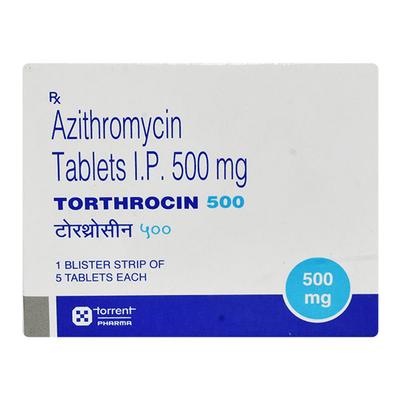 TORTHROCIN 500 Tablet 5's - Bacterial Infections-Mac