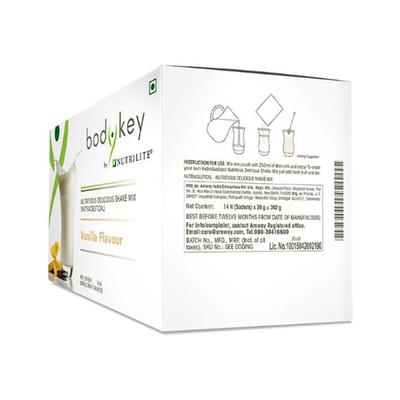 Nutrilite Bodykey Shake Mix Sachet - Vanilla 14's - Protein Drink