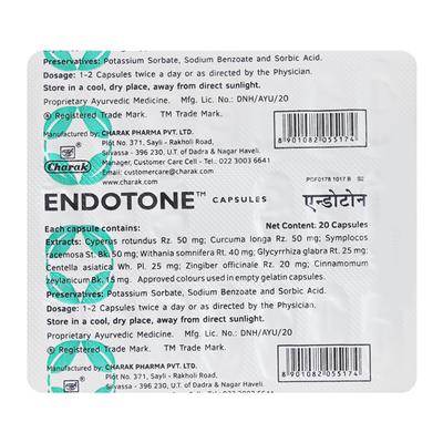 Endotone Capsule 20'S - Speciality Medicines