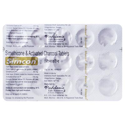 Simcon Tablet 15'S - Gastro Intestinal Motility Disorders-GIT
