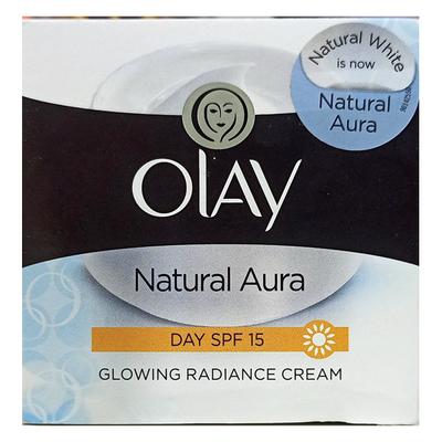 Olay Natural Aura Day SPF 24 Glowing Fairness Cream 50 gm - Face Creams