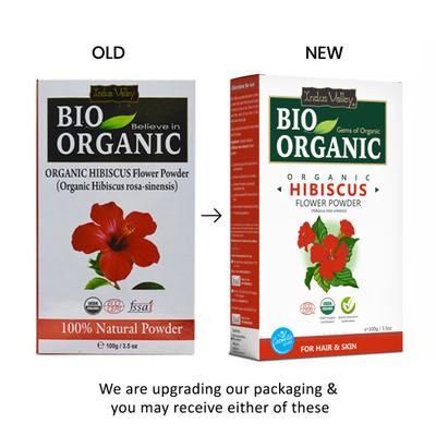 Indus Valley Bio Organic Hair & Skin - Hibiscus 100 gm - Personal Care (Ayush)